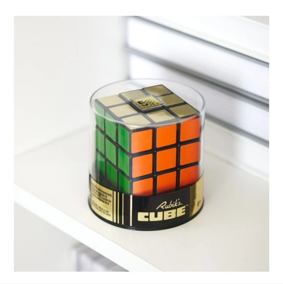 Rubik's Cube, Retro 50th Anniversary Edition 3x3 Color-Matching Puzzle - Picture 6 of 8